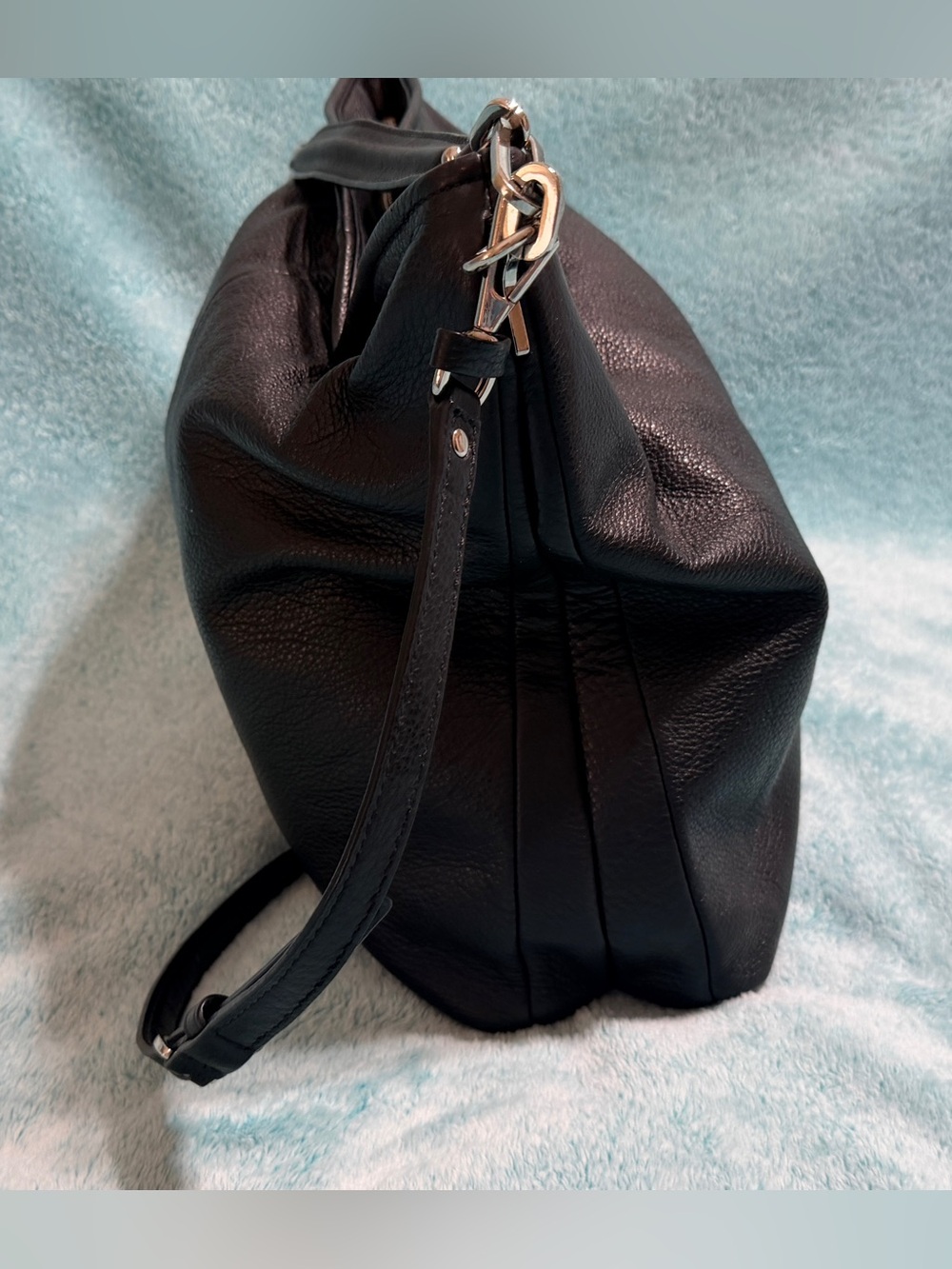 Coach Black Leather Large Purse/Tote - Picture 3 of 16